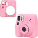 كفر كاميرا سيليكون متوافق مع كاميرا Fujifilm Instax Mini SE مع حزام كتف زهر او اوزون O Ozone Silicone Case for Fujifilm Instax Mini SE Instant Camera Case  