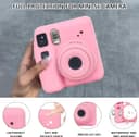كفر كاميرا سيليكون متوافق مع كاميرا Fujifilm Instax Mini SE مع حزام كتف زهر او اوزون O Ozone Silicone Case for Fujifilm Instax Mini SE Instant Camera Case  