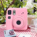 كفر كاميرا سيليكون متوافق مع كاميرا Fujifilm Instax Mini SE مع حزام كتف زهر او اوزون O Ozone Silicone Case for Fujifilm Instax Mini SE Instant Camera Case  