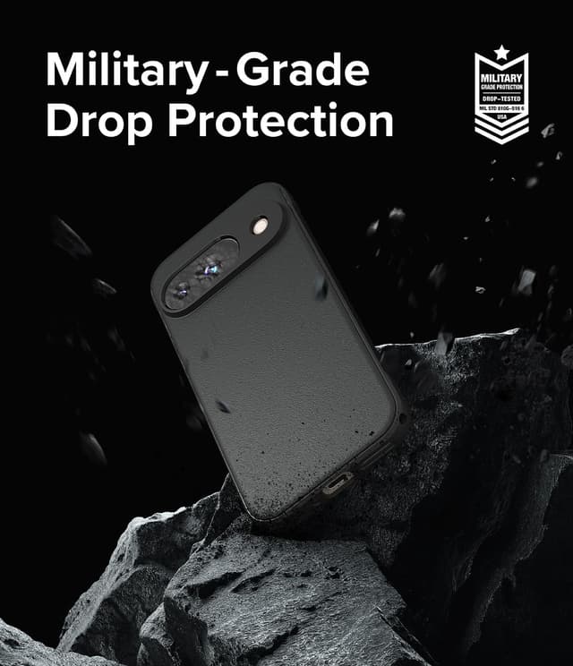 Ringke Onyx Magnetic Case Compatible with Google Pixel 9 Pro XL, Enhanced Grip Tough Flexible TPU Shockproof Rugged TPU Bumper Drop Protection Phone Cover - Dark Green