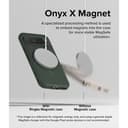 Ringke Onyx Magnetic Compatible with Google Pixel 9 Pro Enhanced Grip Tough Flexible TPU Shockproof Rugged TPU Bumper Drop Protection Phone Cover - Dark Green