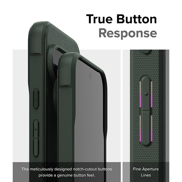 Ringke Onyx Magnetic Compatible with Google Pixel 9 Pro Enhanced Grip Tough Flexible TPU Shockproof Rugged TPU Bumper Drop Protection Phone Cover - Dark Green