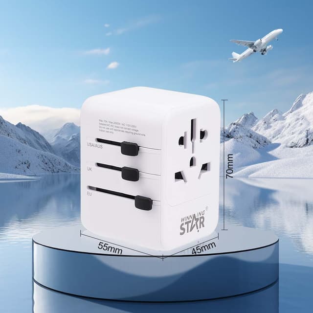 Winning Star Multifunctional Travel Socket 2500W - 718664