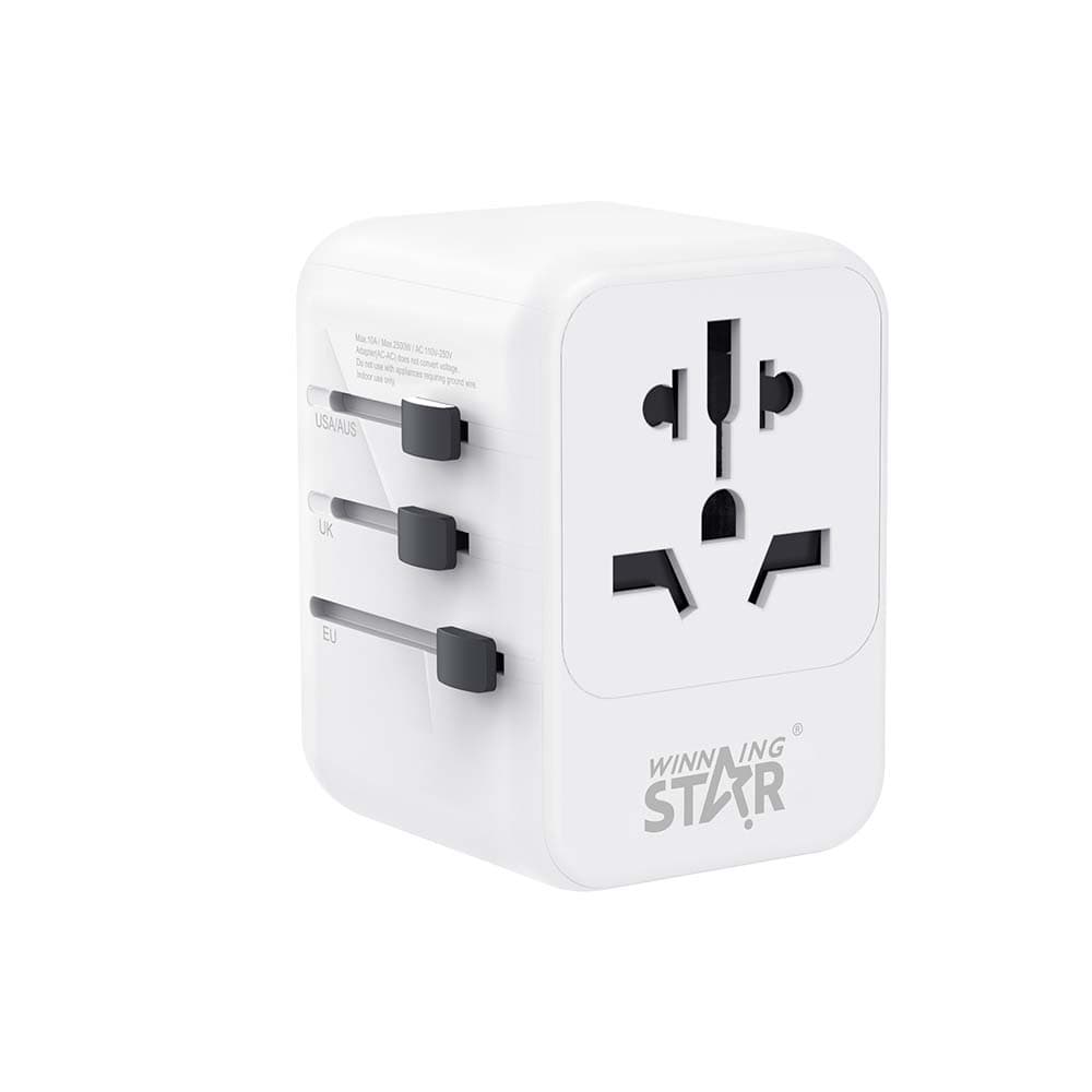 فيش السفر العالمي وينينج ستار 2500 واط Winning Star Travel Socket