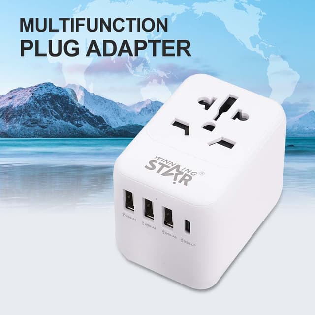 Winning Star Multifunctional Travel Socket 2500W - 718661