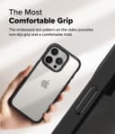 Ringke Fusion Bold Magnetic Compatible with iPhone 16 Pro Case Cover Firm Grip Frame Anti-Yellowing Anti-Fingerprint Frosted Hard Back Shockproof Bumper iPhone 16 Pro Back Cover- Black