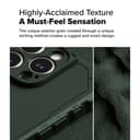 Ringke Rugged Gear Compatible With iPhone 16 Pro Max Case , Prevents Oily Smudges Non-Slip Enhanced Grip Protective Cover Designed for iPhone 16 Pro Max Cover- Dark Green