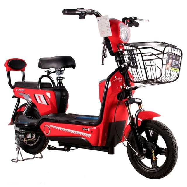 سكوتر كهربائي للكبار ميجا ستار أحمر 35 كم/س 48 فولت Megastar Megawheels Trendy Grocery Electric Scooter