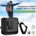 حقيبة الجيل الرابع للايربودز البيضاء المضادة للكسر مع قفل حماية او اوزون AirPods 4 Case White Shockproof Cover with Secure Lock Protection O Ozone