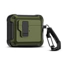 حقيبة الجيل الرابع للايربودز الخضراء المضادة للكسر مع قفل حماية او اوزون AirPods 4 Case Green Shockproof Cover with Secure Lock Protection O Ozone