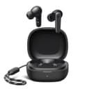 O Ozone Silicone Case Compatible with Anker Soundcore P20i Case with Keychain, Soft Silicone Full-Body Shockproof Protective Skin Headphone Cover for Men Women- Black