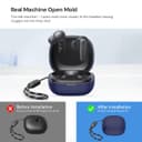 كفر سماعات سيليكون متوافق مع سماعات أنكر ساوندكور أزرق داكن أو أوزون O Ozone Silicone Case Compatible with AnkerSoundcore P20i Case with Keychain Soft Silicone Full Body Shockproof Protective Skin Headphone Cover for Men Women Dark Blue