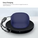 كفر سماعات سيليكون متوافق مع سماعات أنكر ساوندكور أزرق داكن أو أوزون O Ozone Silicone Case Compatible with AnkerSoundcore P20i Case with Keychain Soft Silicone Full Body Shockproof Protective Skin Headphone Cover for Men Women Dark Blue