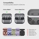 O Ozone Case Compatible with Samsung Galaxy Buds3 Case & Galaxy Buds 3 Pro Case Cover (2024), 3D Game Console Design Silicone Protective Cover with Keychain- Green