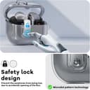 O Ozone Case Compatible with Samsung Galaxy Buds3 Case & Galaxy Buds 3 Pro Case Cover (2024), Anti-drop Anti-scratch Lock Clip Flexible TPU Clear Protection Case with Carabiner- Silver