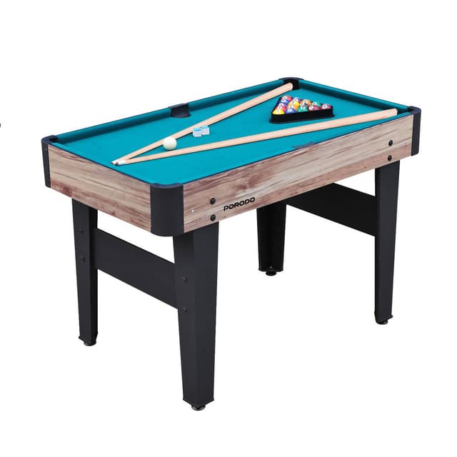 Porodo Lifestyle Multi-Game Table with Foosball Table, Billiard Table, Hockey Table & Table Tennis, Easy Transition, Quick Set-up, Full Package Accessories
