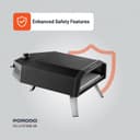 فرن بيتزا غاز​ للرحلات بورودو 12 بوصة 4100 واط Porodo Pizza Outdoor Oven