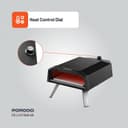 فرن بيتزا غاز​ للرحلات بورودو 12 بوصة 4100 واط Porodo Pizza Outdoor Oven