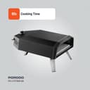 فرن بيتزا غاز​ للرحلات بورودو 12 بوصة 4100 واط Porodo Pizza Outdoor Oven