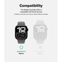Ringke Dual Easy Film Compatible with Apple Watch 10 Series Screen Protector (42mm) Premium Full Cover Film- 3 Pack