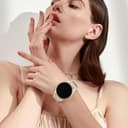 ستراب ساعة سامسونغ الذكية السيليكوني المرن باللون البيج او اوزون Beige Flexible Silicone Strap for Samsung Smartwatch O Ozone