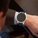 O Ozone 20mm Silicone Bands Compatible With Samsung Galaxy Watch 6/5/4 Band 40/ 44mm, Galaxy Watch 6 Classic Bands 43m/47mm, Silicone Sports Replacement Strap with Metal Buckle for Men - Dark Blue