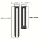 O Ozone Bands Compatible With Samsung Galaxy Watch 3 45mm/Galaxy Watch 46mm/Gear S3 Frontier/Classic, 22mm Soft Silicone Strap With Magnetic Buckle Sport Wristband for Women Men - Black & Green