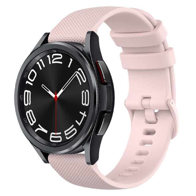O Ozone Silicone Bands Compatible With Samsung Galaxy Watch 3 45mm/Galaxy Watch 46mm/Gear S3 Frontier/Classic, 22mm Silicone Sports Replacement Strap with Metal Buckle for Women Men - Pink