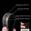 سوار ساعة سامسونج جلد للرجال والنساء متوافق مع ساعة سامسونج جالكسي 3 مقاس 22 مم بني فاتح او اوزون O Ozone Leather Strap Compatible With Samsung Galaxy Watch 3 