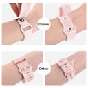O Ozone Silicone Bands Compatible With Samsung Galaxy Watch 3 45mm/Galaxy Watch 46mm/Gear S3 Frontier/Classic, 22mm Quick Release Soft Silicone Replacement Watch Strap Women Men - Pink
