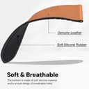 O Ozone Leather Silicone Watch Band for Samsung Galaxy Watch 3 45mm / Galaxy Watch 46mm , 22mm Magnetic Buckle Quick Release Replacement Strap with D-Buckle Wristband for Men Women - Light Brown