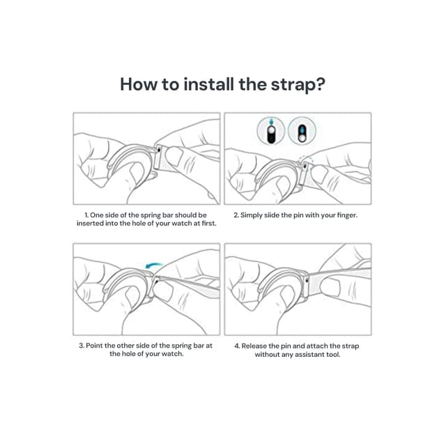 ستراب ساعة سامسونغ الذكية المعدني المقاوم للصدأ باللون الفضي اللامع او اوزون Polished Silver Stainless Steel Watch Strap for Samsung Galaxy Smartwatches O Ozone