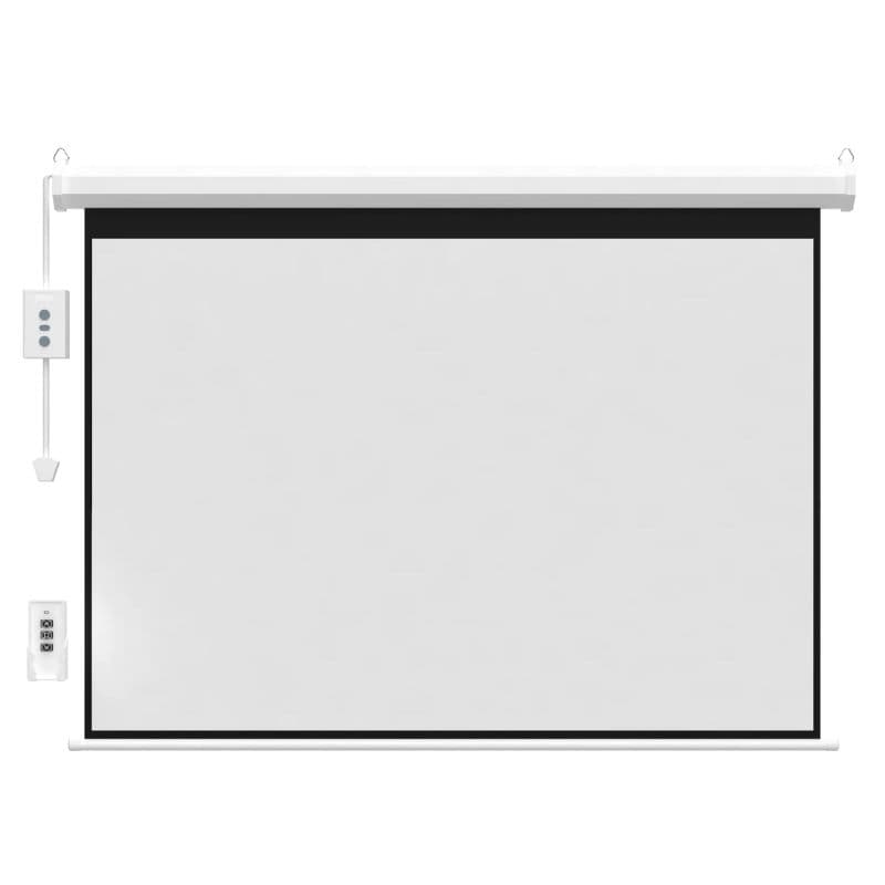 Rollable Motorized Projector Screen 100 Inch With Remote