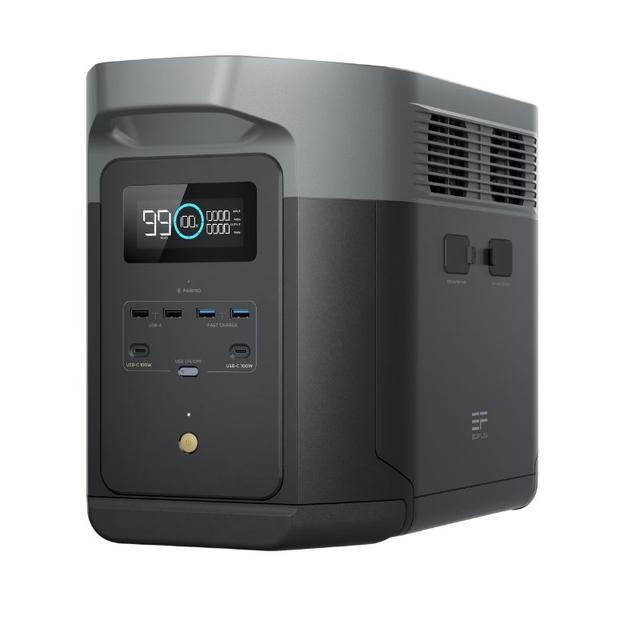 بطارية رحلات متنقلة ايكوفلو دلتا 2 ماكس 2048 واط/س EcoFlow Delta 2 Max Portable Power Station - SW1hZ2U6MzQ5ODM0Mg==