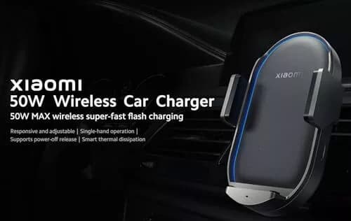 شاحن لاسلكي للسيارة​ شاومي 50 واط Xiaomi Mi Wireless Car Charger