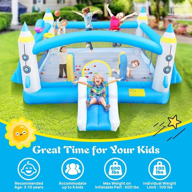 Megastar Inflatable Big Jumpy Bounce House for Kids - 719000