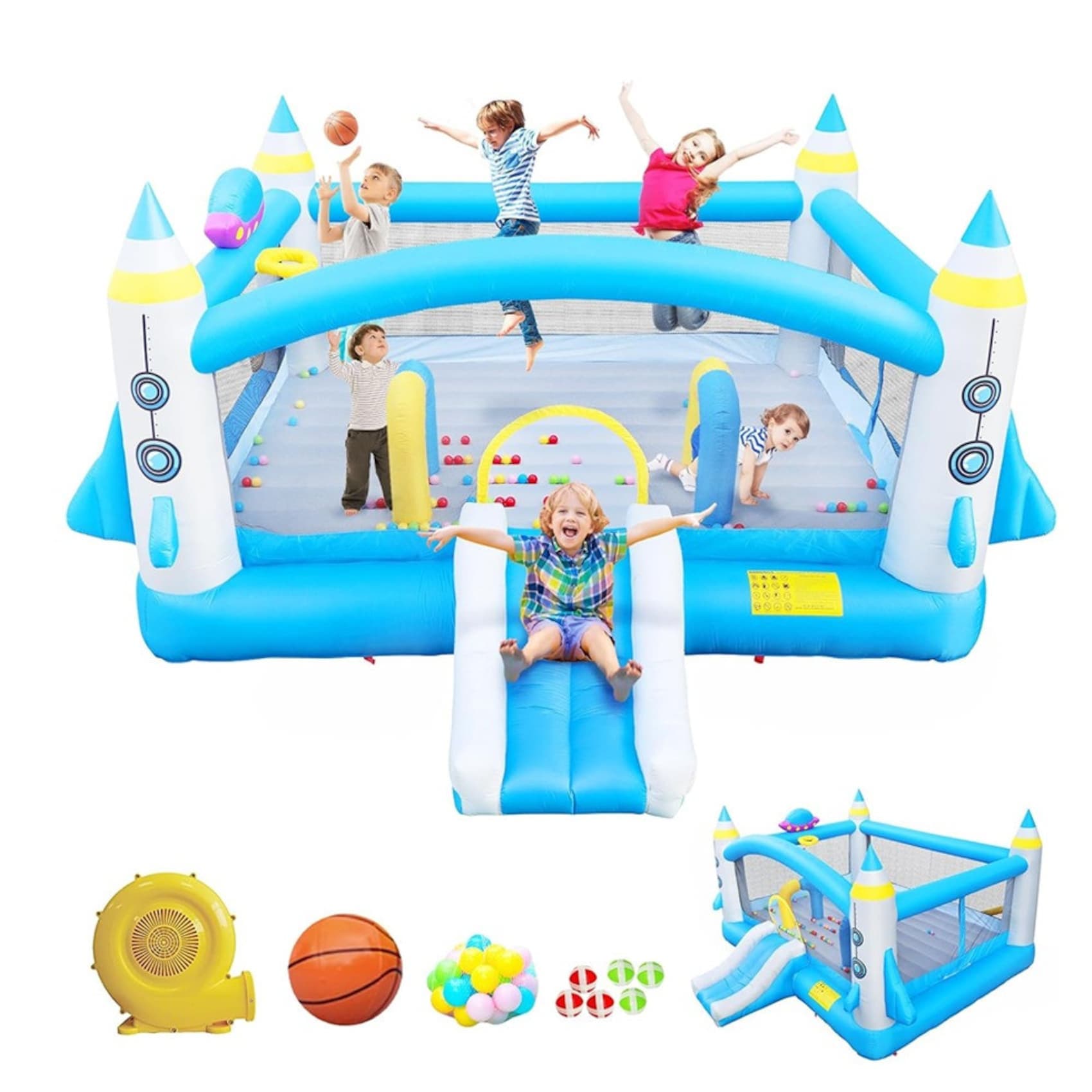 Megastar Inflatable Big Jumpy Bounce House for Kids