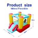 Megastar - Inflatable Classic Bounce House With Slide - 719008