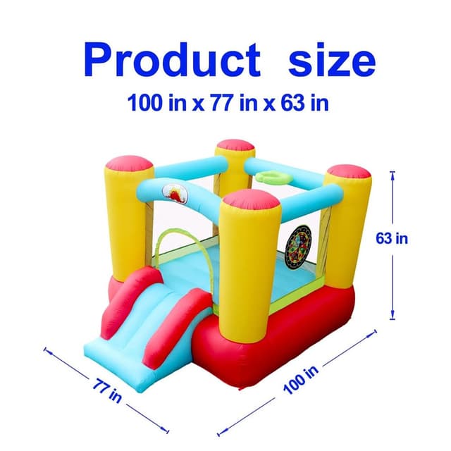 Megastar - Inflatable Classic Bounce House With Slide - 719008