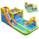 العاب مائيه​ اطفال هوائية مع زحليقة مائية ونطيطة اطفال مدمجة ميجا ستار Megastar Inflatable Water Slide 7 In 1 Double Long Slide Giant Water Park