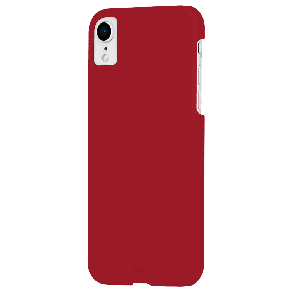 كفر ايفون XR - أحمر CASE-MATE - Barely There Leather For iPhone XR Cardinal