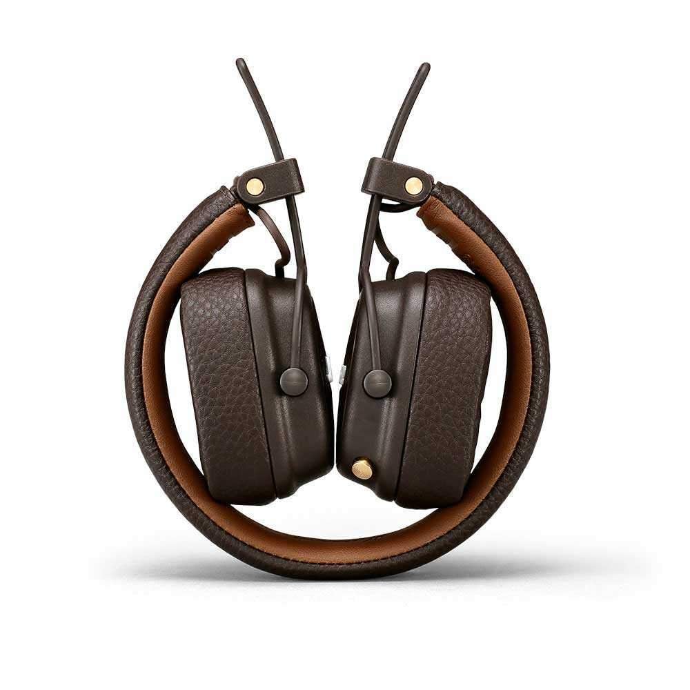 سماعات راس لاسلكية ميجور مارشال لون بني  Marshall Major III On  Ear Wireless Headphones 