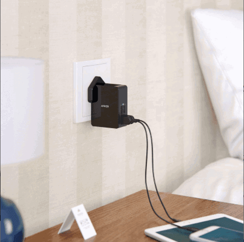 Anker Black 4 Port Wall Charger