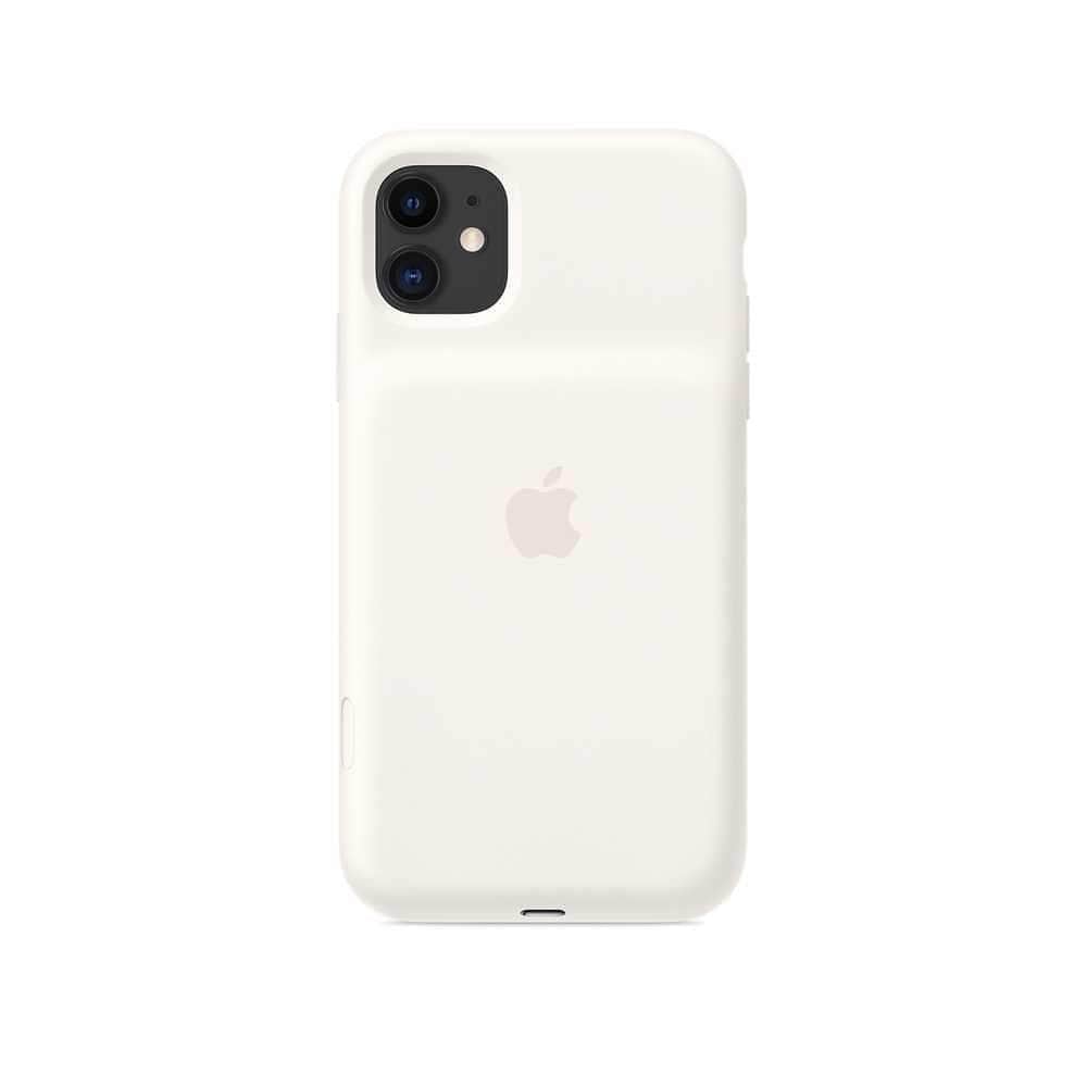 apple smart battery case for iphone 11 white