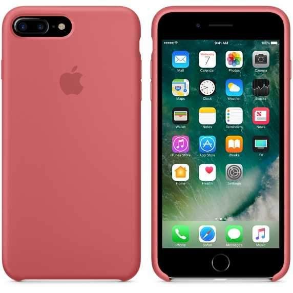 كفر ايفون 7 بلس سيليكون باللون القرميدي من ابل Apple iPhone 7 Plus Silicone Case Camellia