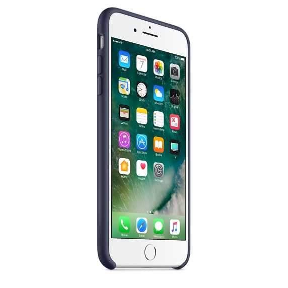 كفر ايفون 7 بلس سيليكون باللون الازرق الداكن من ابل Apple iPhone 7 Plus Silicon Case Midnight Blue
