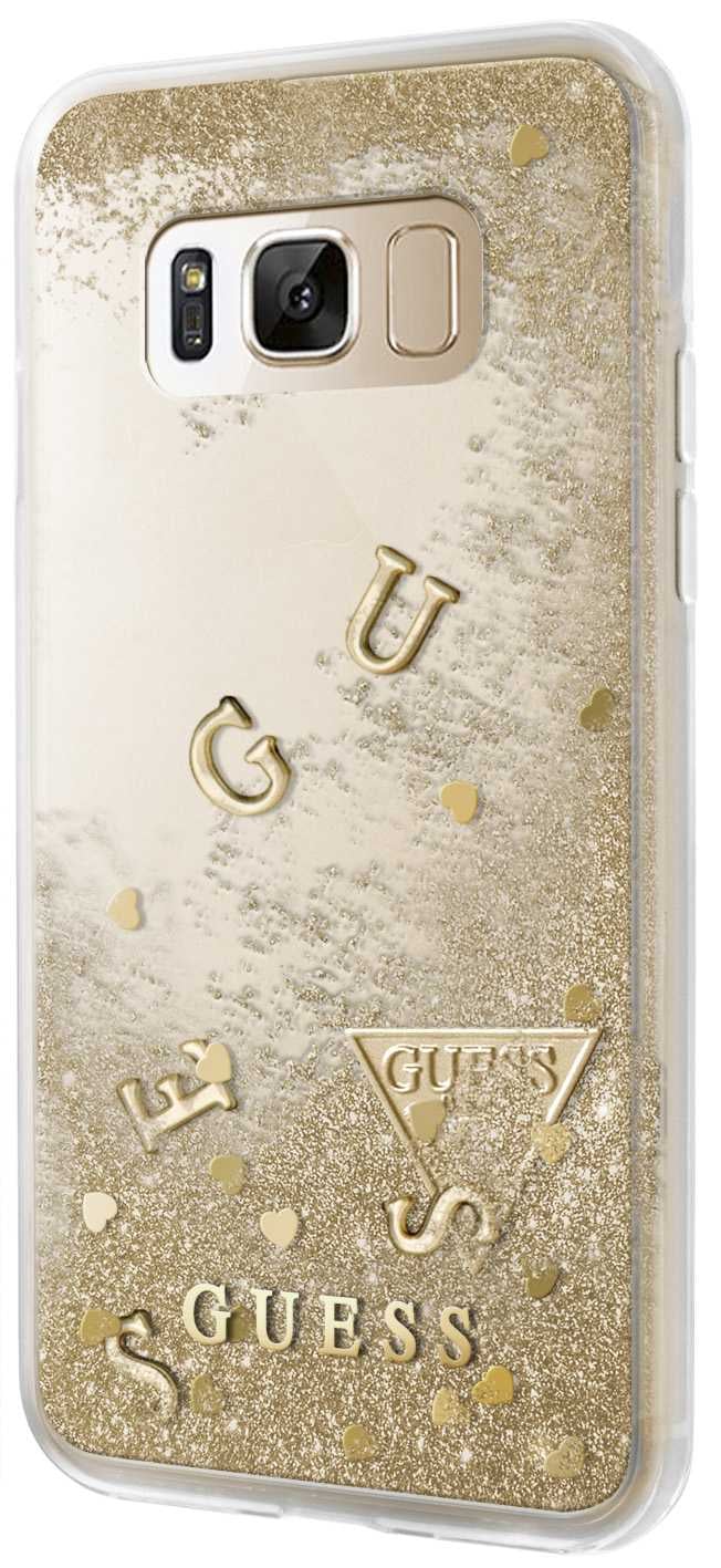 Guess Glitter Hard Case For Galaxy S8 Plus - Gold