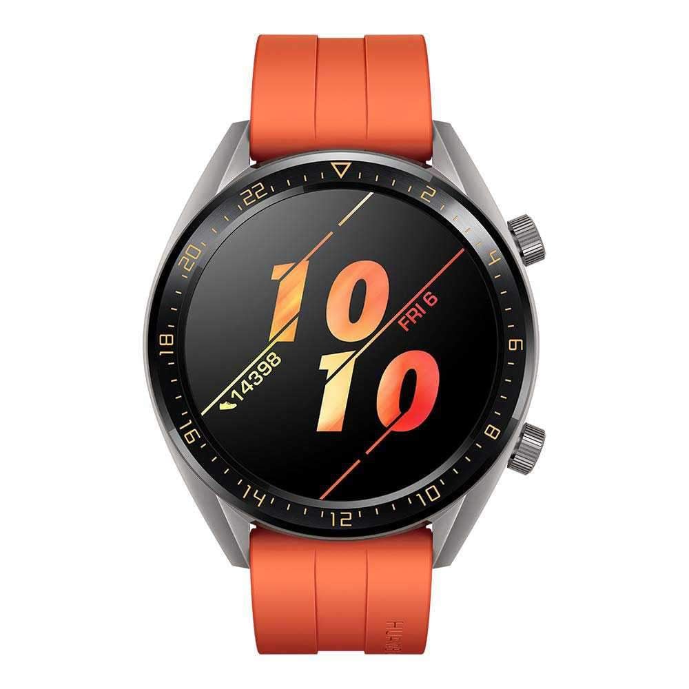 huawei watch gt strap orange fluoroelastomer