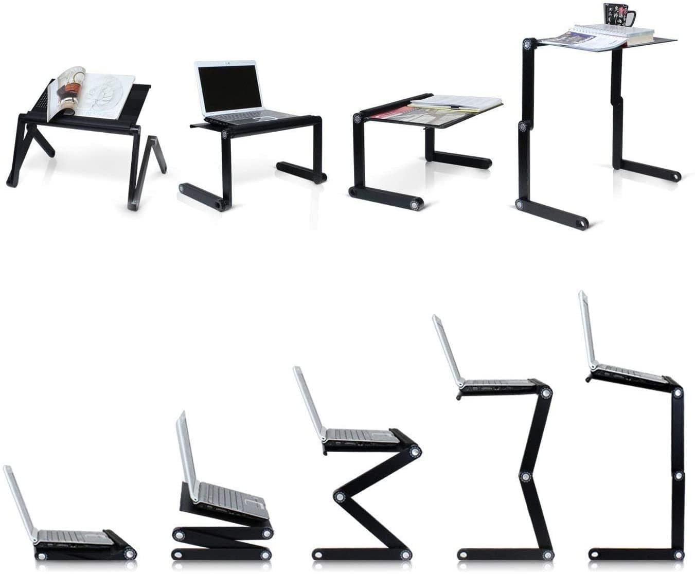 طاولة لابتوب قابلة للطي مع لوحة للماوس Multifunctional Laptop Table