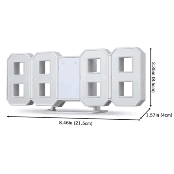 ساعة رقمية 3D